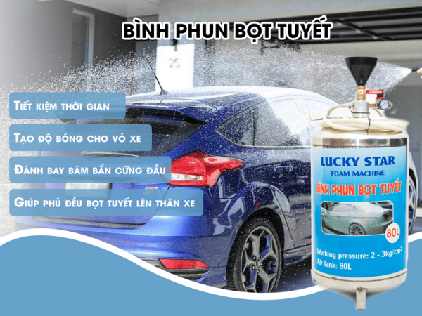 bình tạo bọt tuyết