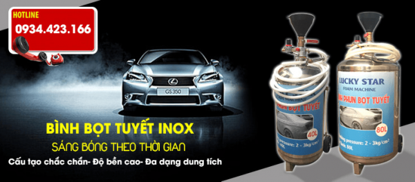 Giá bình rửa xe bọt tuyết